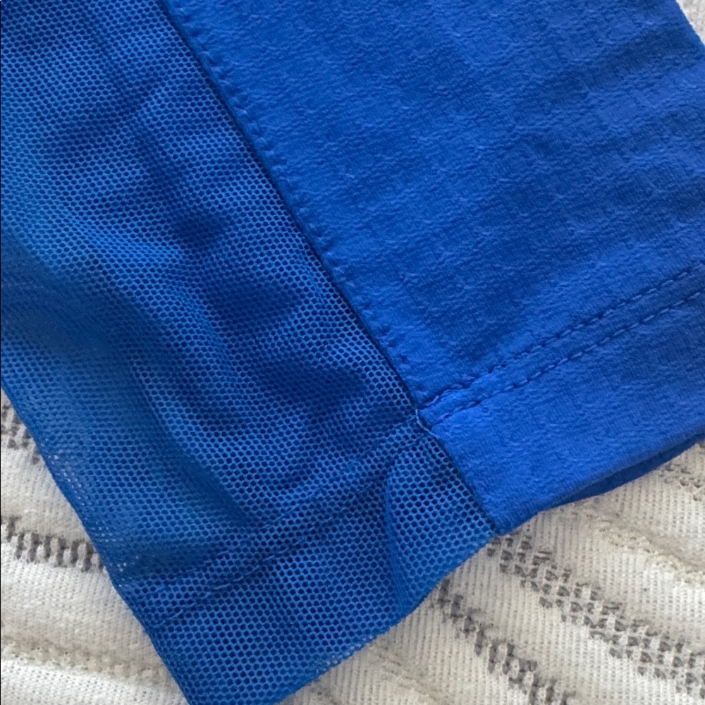 IBKUL Royal Blue Activewear Top - Picture 5 of 6